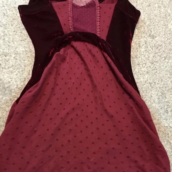 Free People Burgundy Dress NWT - Picture 6 of 6